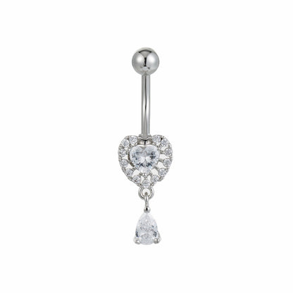 愛心鑲鑽飾品－1/金色款細節｜https://igowo.tw/
