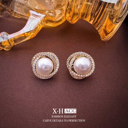 琺瑯愛心免耳洞耳夾－細節特寫47｜https://igowo.tw/