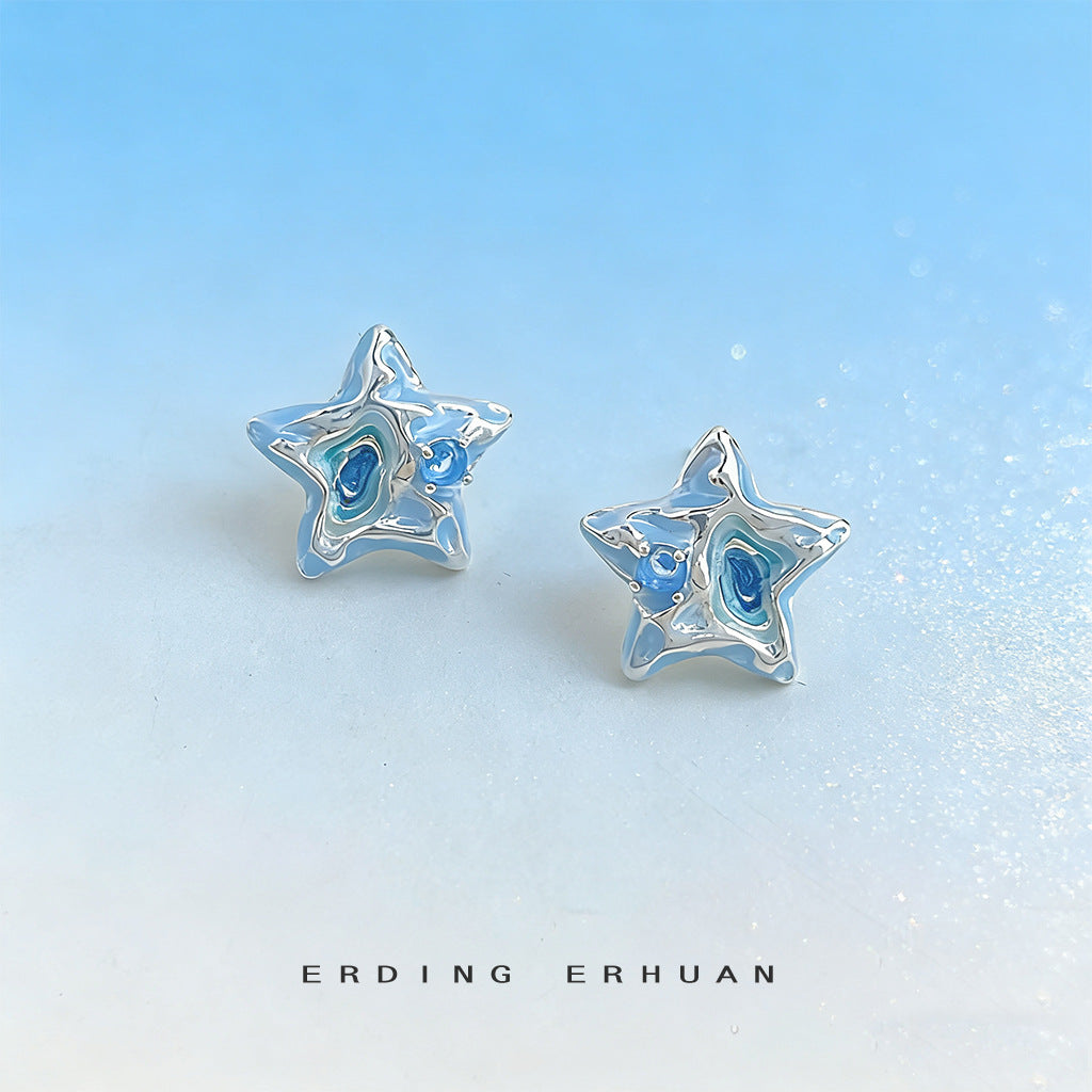 海星簡約耳釘
