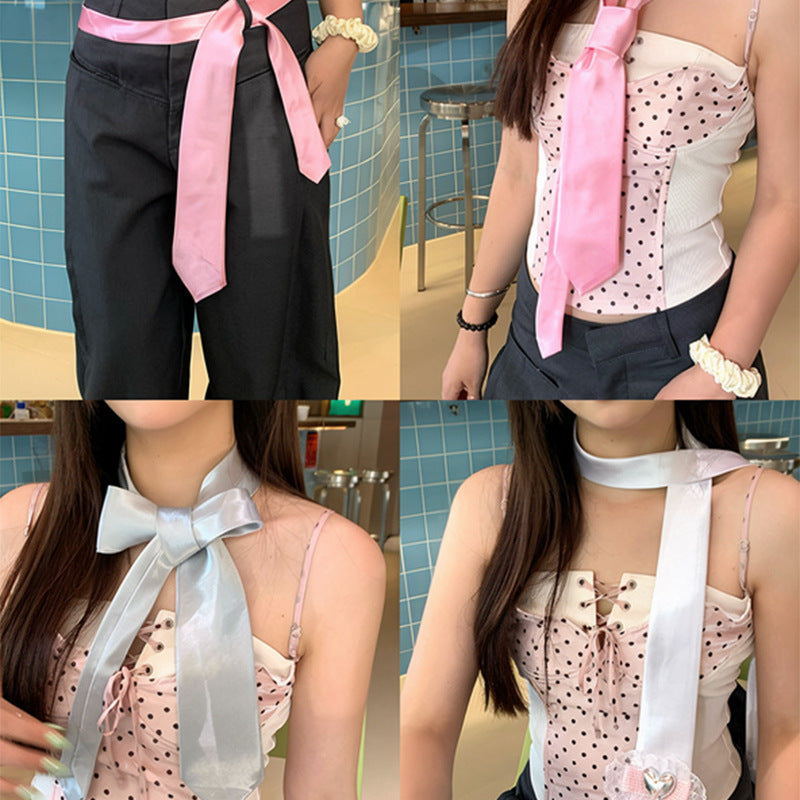 蝴蝶結花朵項鍊－商品主圖｜https://igowo.tw/