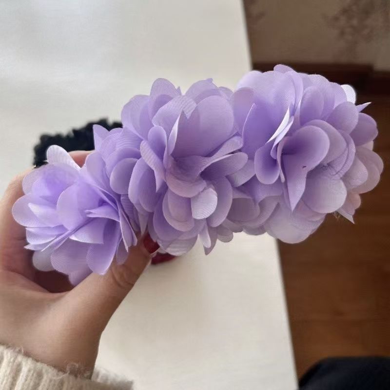 紅色花朵髮夾