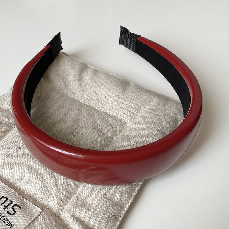 皮革簡約髮箍