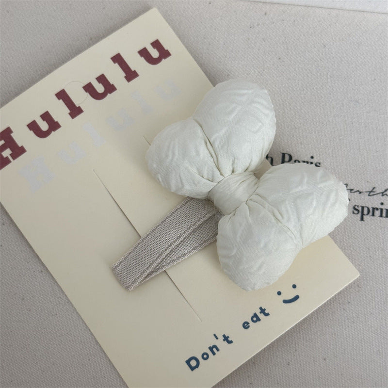 蝴蝶結簡約髮夾－細節特寫8｜https://igowo.tw/