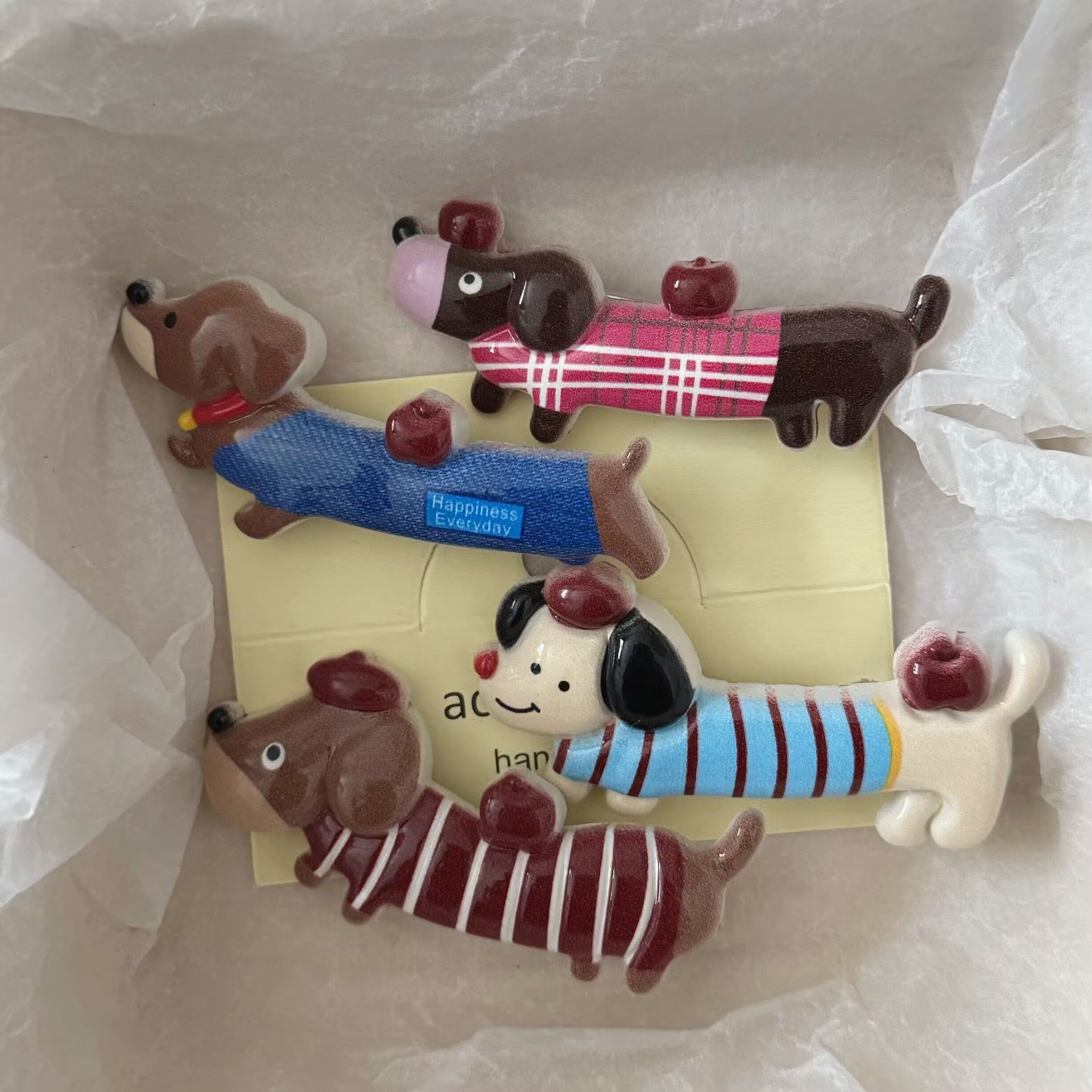 棕色簡約髮夾－商品主圖｜https://igowo.tw/
