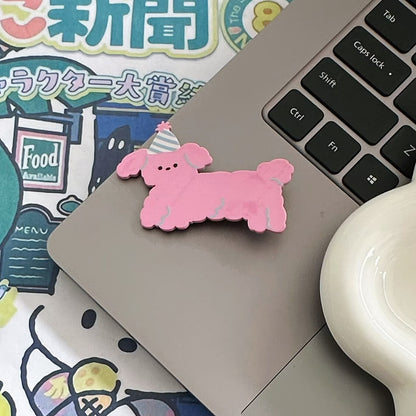 彩色小狗卡通髮夾