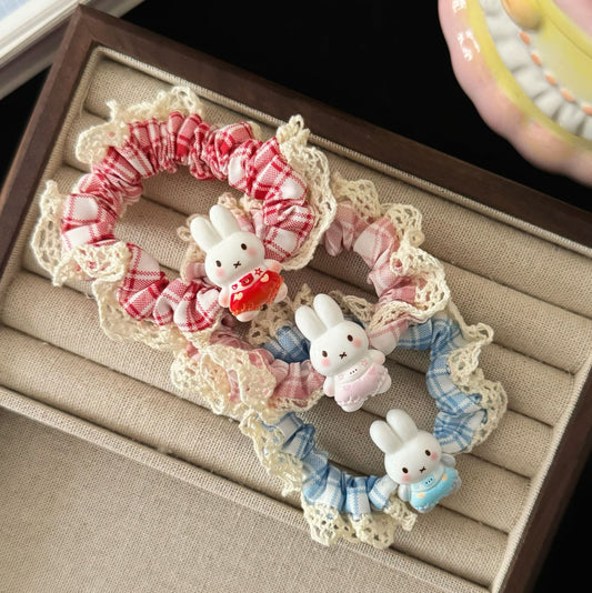 繽紛兔子髮圈－商品主圖｜https://igowo.tw/