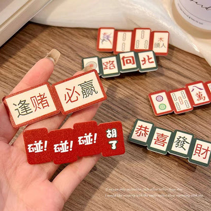 文字簡約髮夾－商品主圖｜https://igowo.tw/