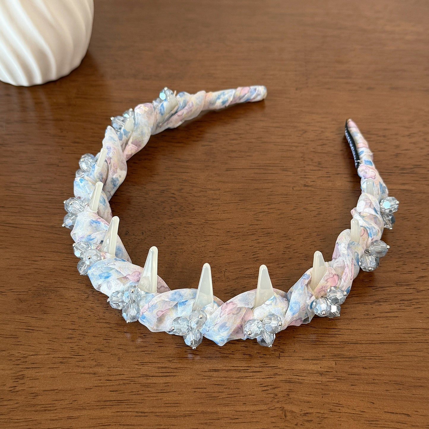 鋯石波浪髮箍