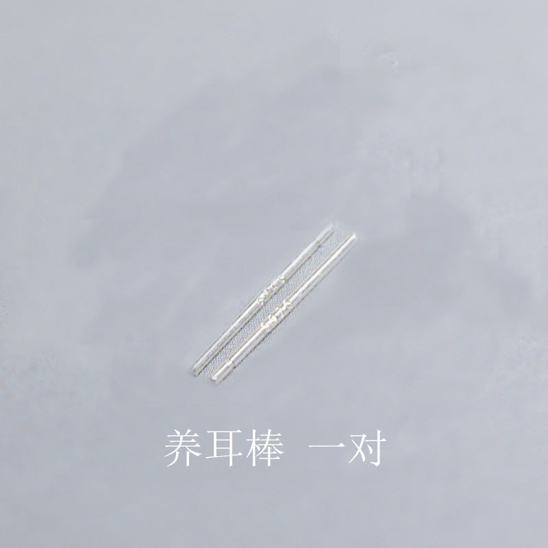 彩色珍珠花朵鑲鑽耳環－細節特寫12｜https://igowo.tw/