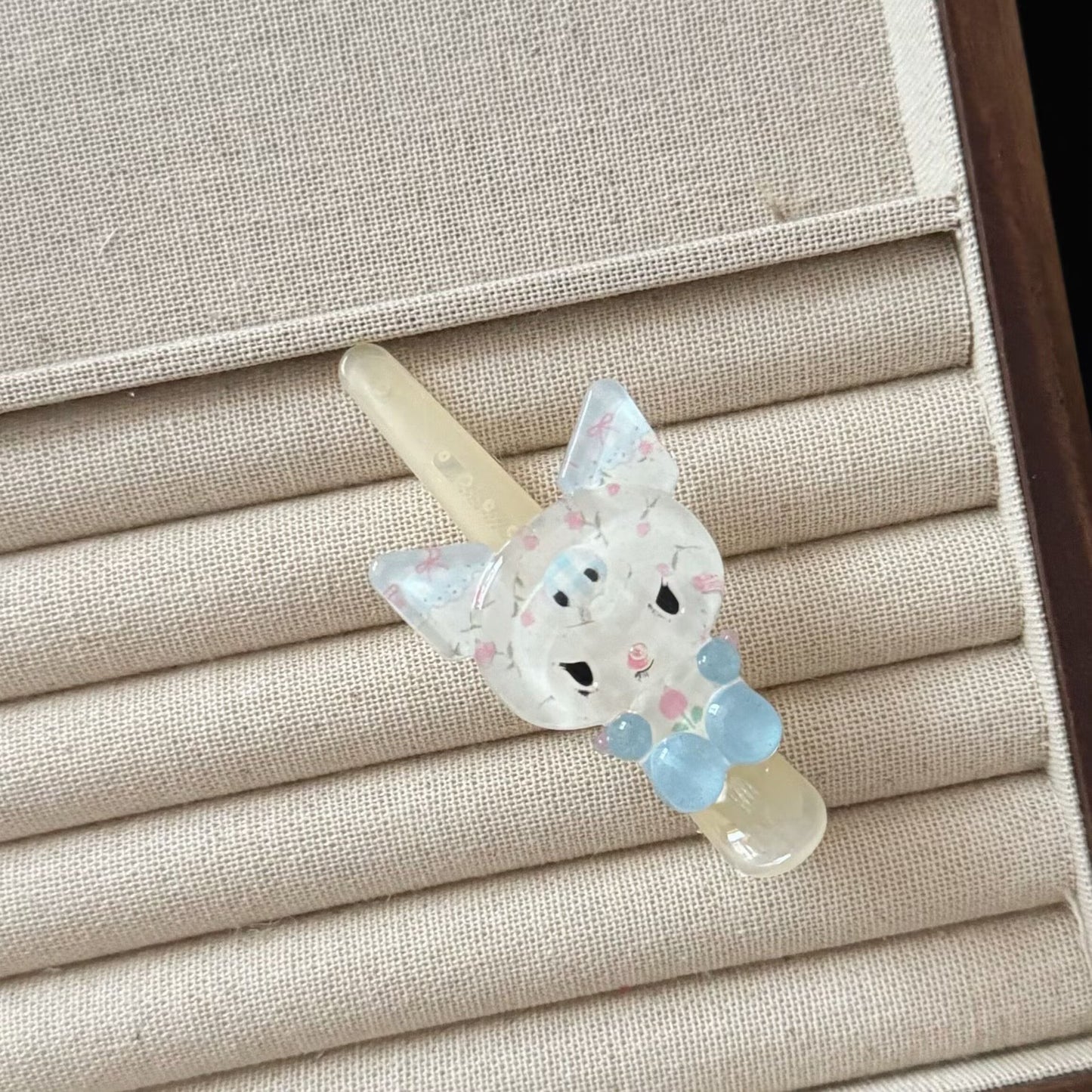 兔子簡約髮夾