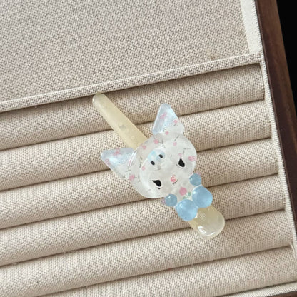 兔子簡約髮夾