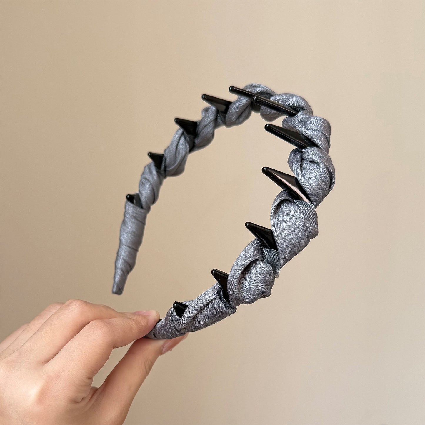 網紗波浪纏繞髮箍