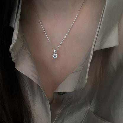 鋯石鈦鋼水滴墜飾項鍊－細節特寫34｜https://igowo.tw/