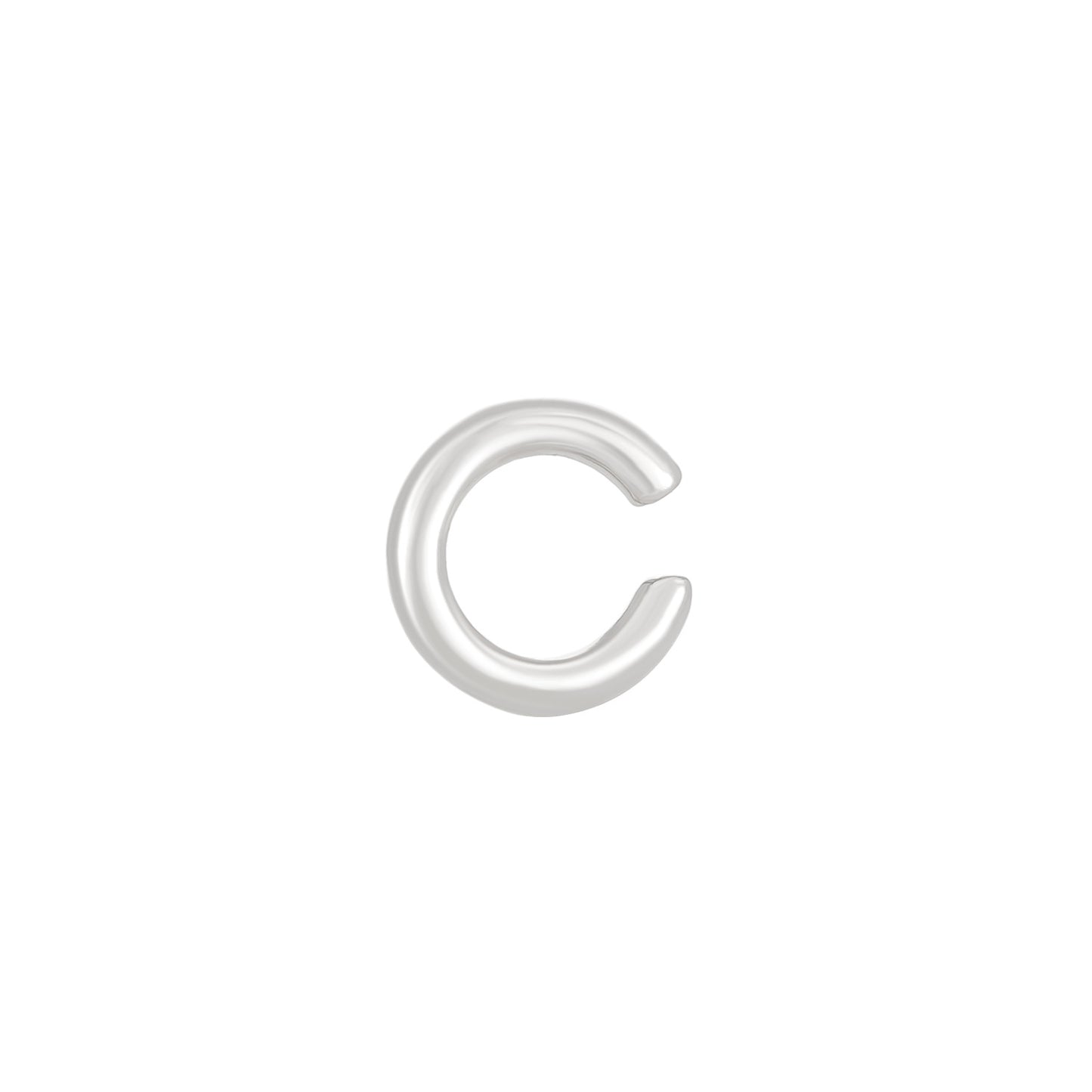 金屬C形免耳洞耳夾－細節特寫11｜https://igowo.tw/