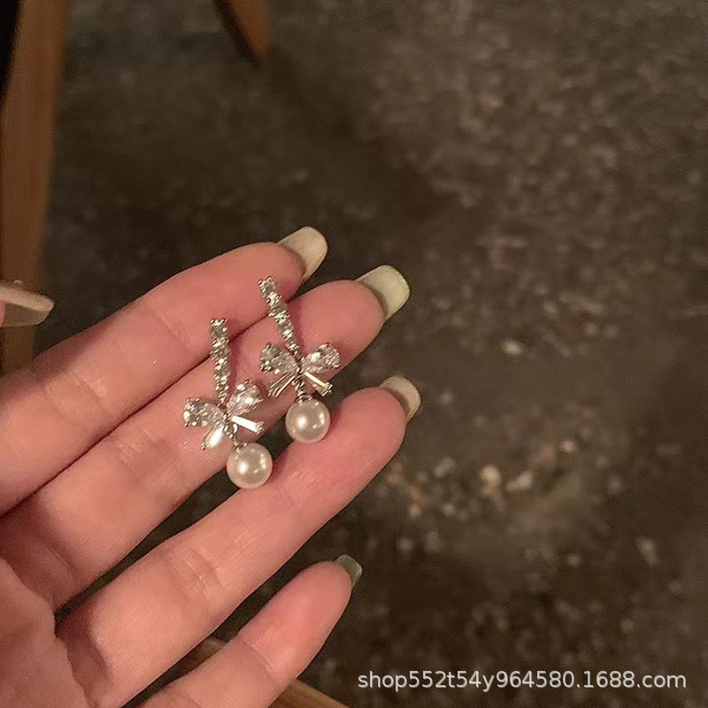 S925珍珠復古耳環