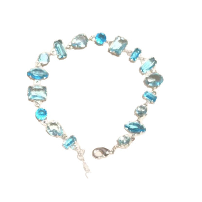 多巴胺鋯石手鏈女款輕奢鑲鉆多色時尚手串跨境爆款高級感手飾批發