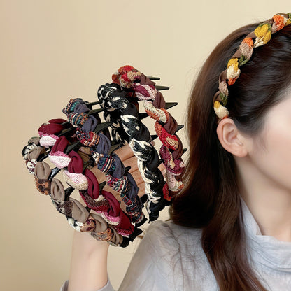 彩色波浪纏繞髮箍－商品主圖｜https://igowo.tw/