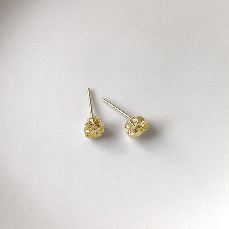 S925愛心不對稱耳釘－耳夾三件套款細節｜https://igowo.tw/