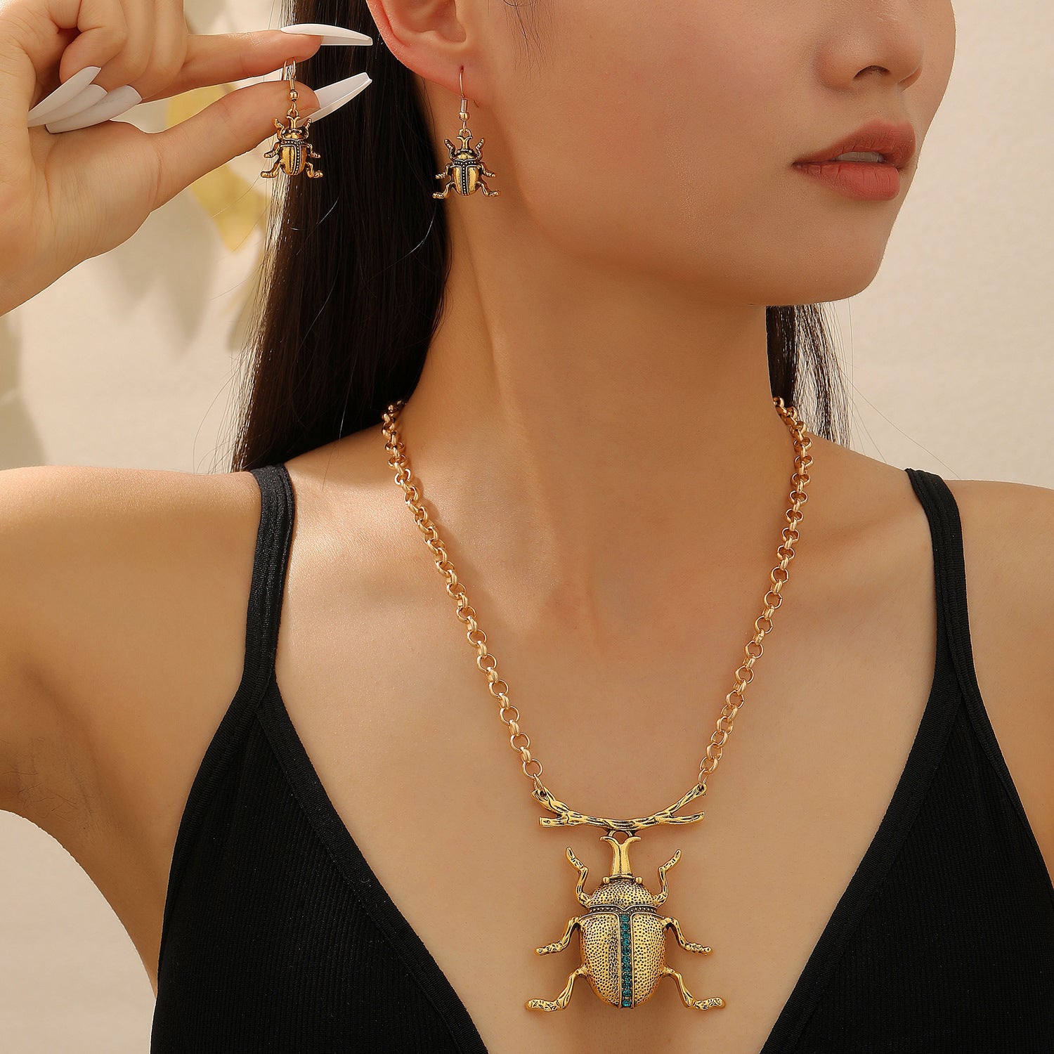 垂墜復古耳環－商品主圖｜https://igowo.tw/