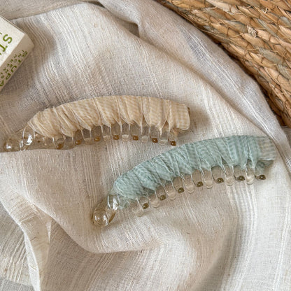 網紗纏繞髮夾－商品主圖｜https://igowo.tw/