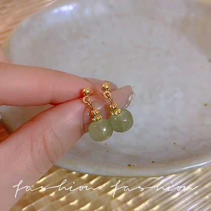 S925珍珠復古耳環－c形珍珠耳釘款細節｜https://igowo.tw/