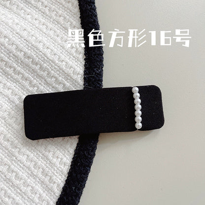 珍珠花朵髮夾－細節特寫5｜https://igowo.tw/