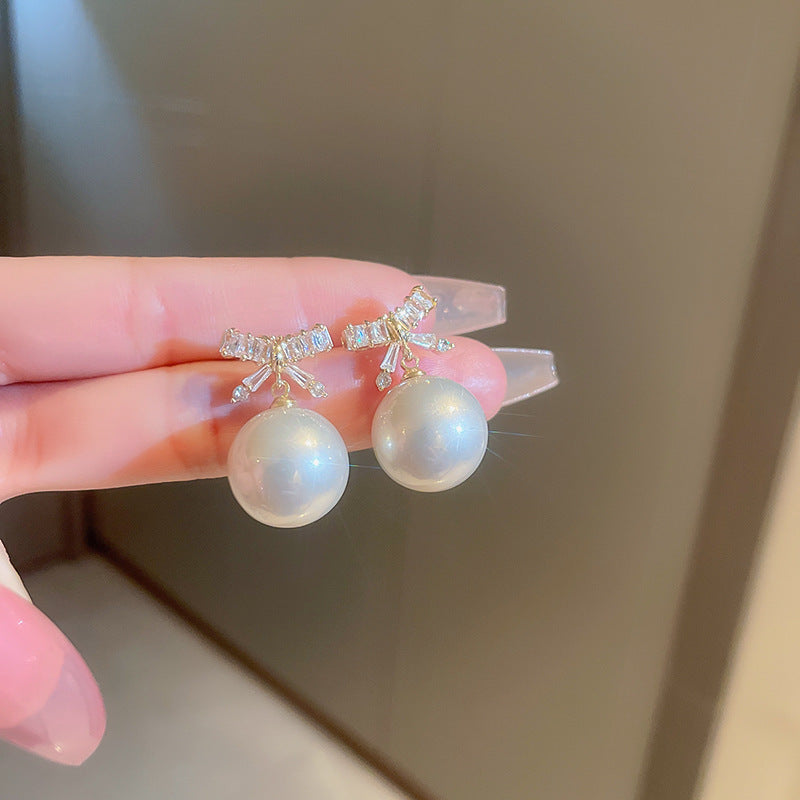 琺瑯珍珠復古耳環－細節特寫8｜https://igowo.tw/