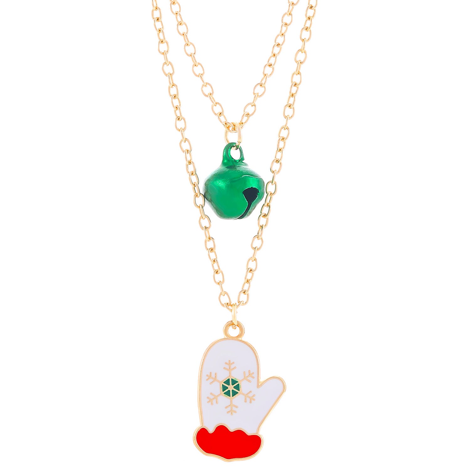 金屬小鹿鈴鐺項鍊－細節特寫3｜https://igowo.tw/