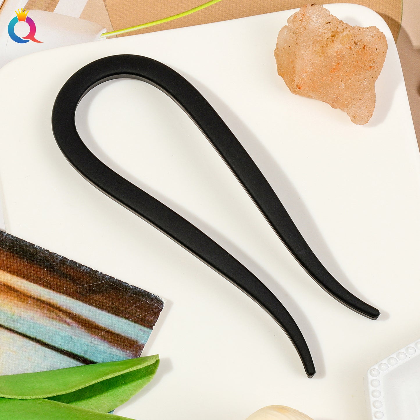 U形簡約髮簪－細節特寫9｜https://igowo.tw/