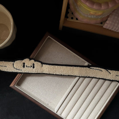 棕色簡約髮夾