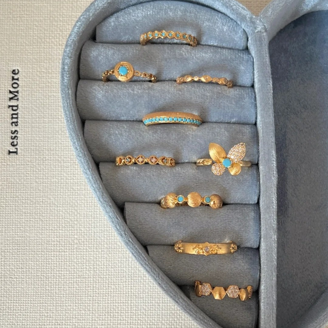 拉絲簡約戒指－商品主圖｜https://igowo.tw/