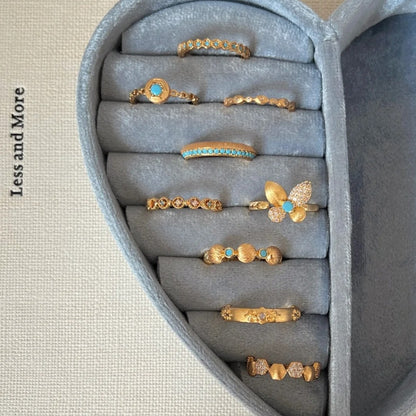 拉絲簡約戒指－商品主圖｜https://igowo.tw/