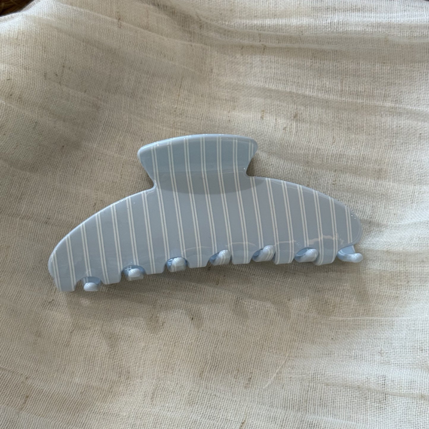 波點格紋鯊魚夾