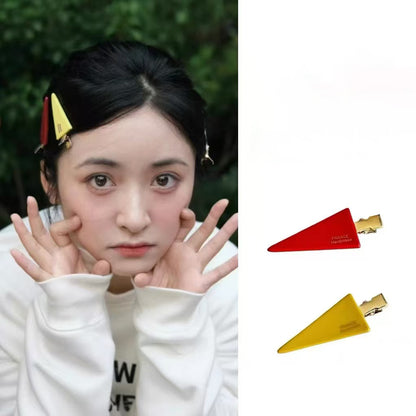 三角形簡約髮夾－商品主圖｜https://igowo.tw/