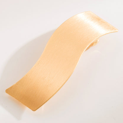 金屬一字幾何簡約髮夾