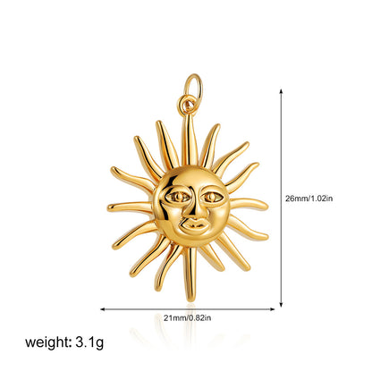 金色鋯石眼睛墜飾項鍊－細節特寫19｜https://igowo.tw/