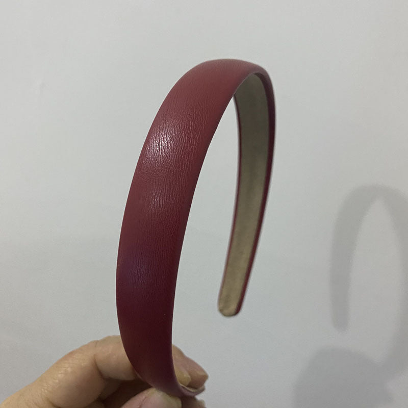 皮革復古髮箍