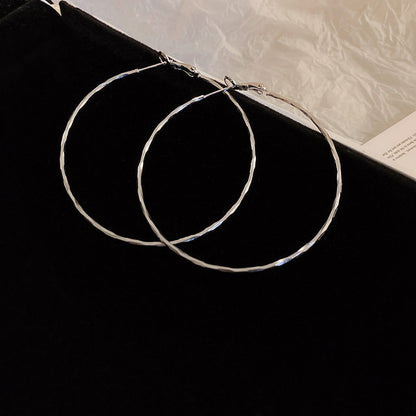 金色圓圈電鍍簡約耳環