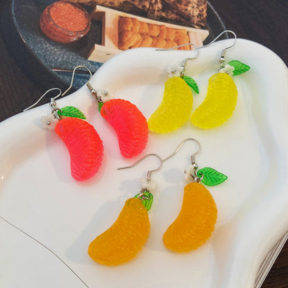 水果簡約耳環－細節特寫1｜https://igowo.tw/