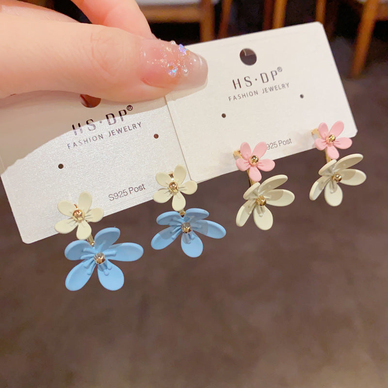 花朵簡約耳環－商品主圖｜https://igowo.tw/