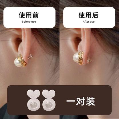 矽膠簡約耳環