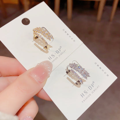 鋯石麥穗可調式戒指－商品主圖｜https://igowo.tw/