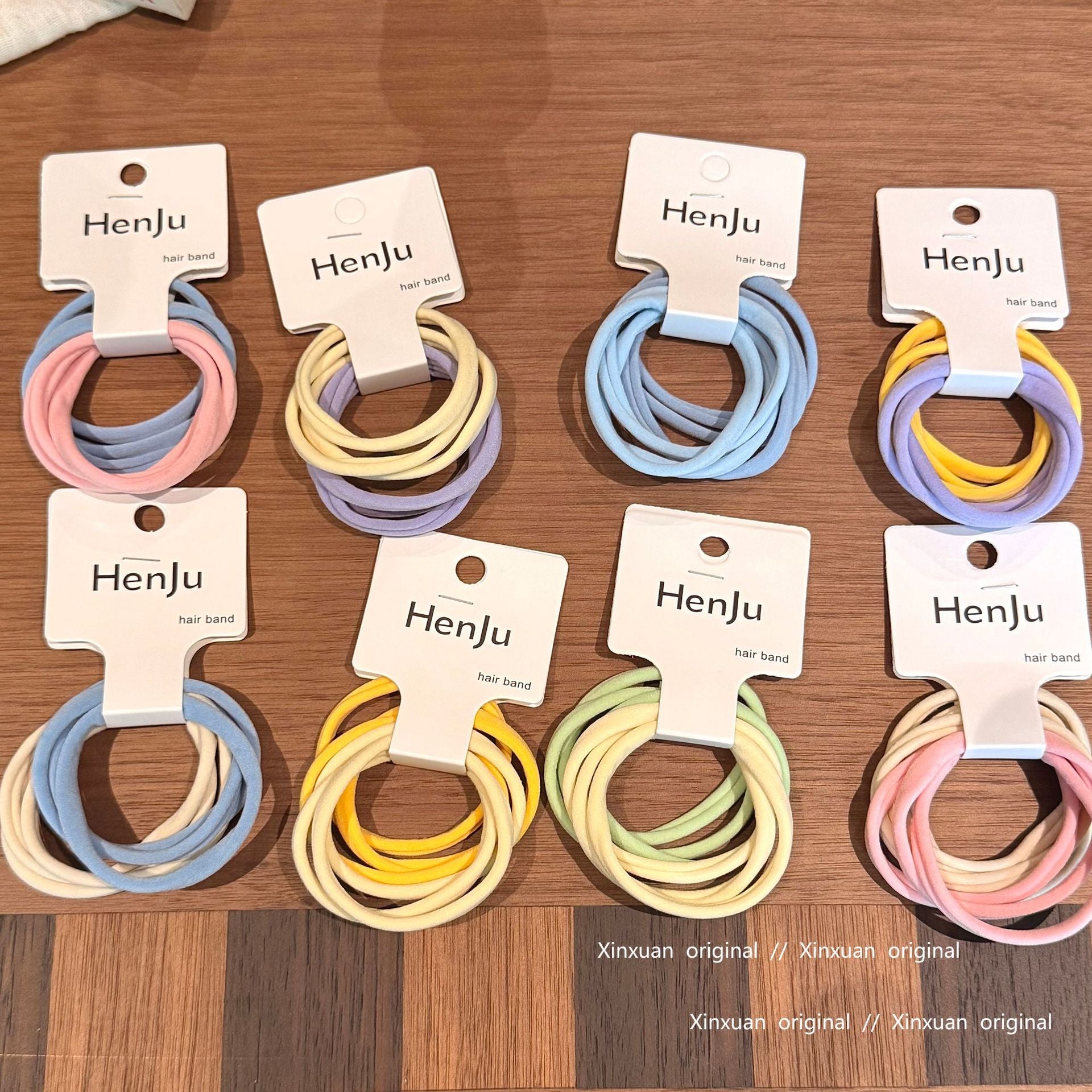 彈力繩簡約髮圈－商品主圖｜https://igowo.tw/