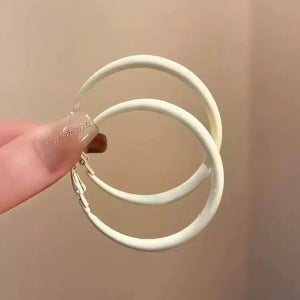 繽紛圓圈誇張耳環