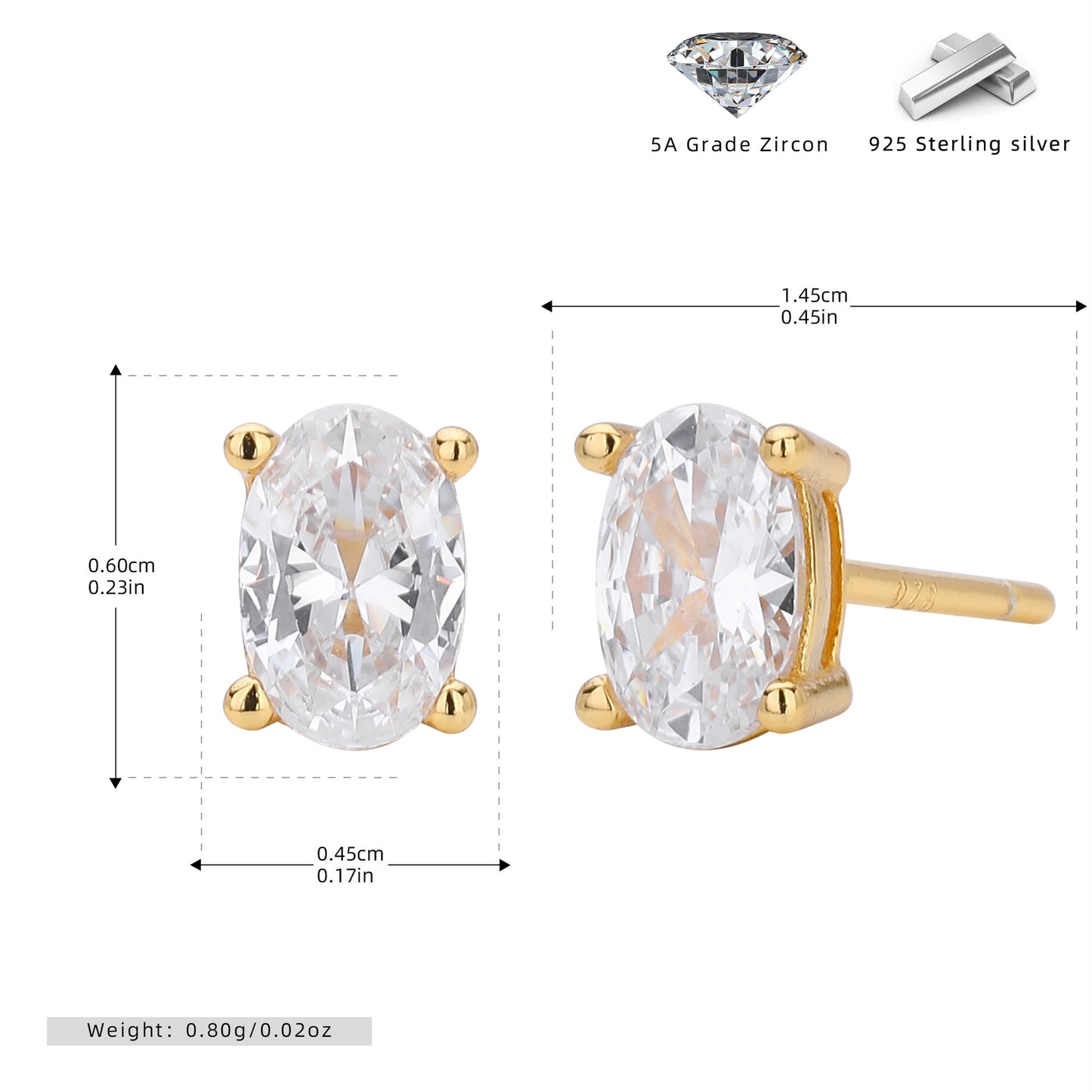 S925 新款耳釘時尚簡約小清新幾何橢圓形耳飾輕奢小眾飾品