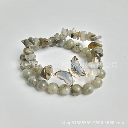 紫水晶蝴蝶手鏈