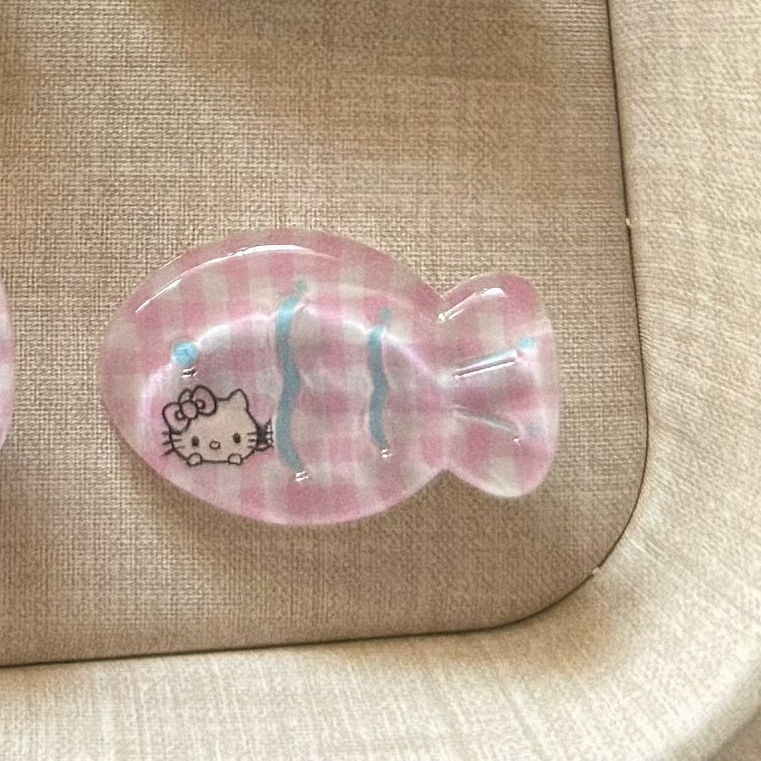 魚尾貓咪髮夾
