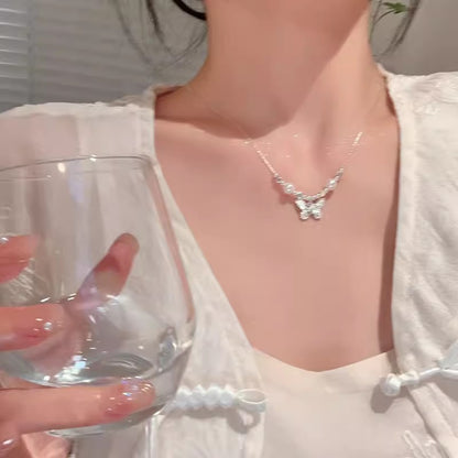 珍珠愛心墜飾項鍊－細節特寫199｜https://igowo.tw/