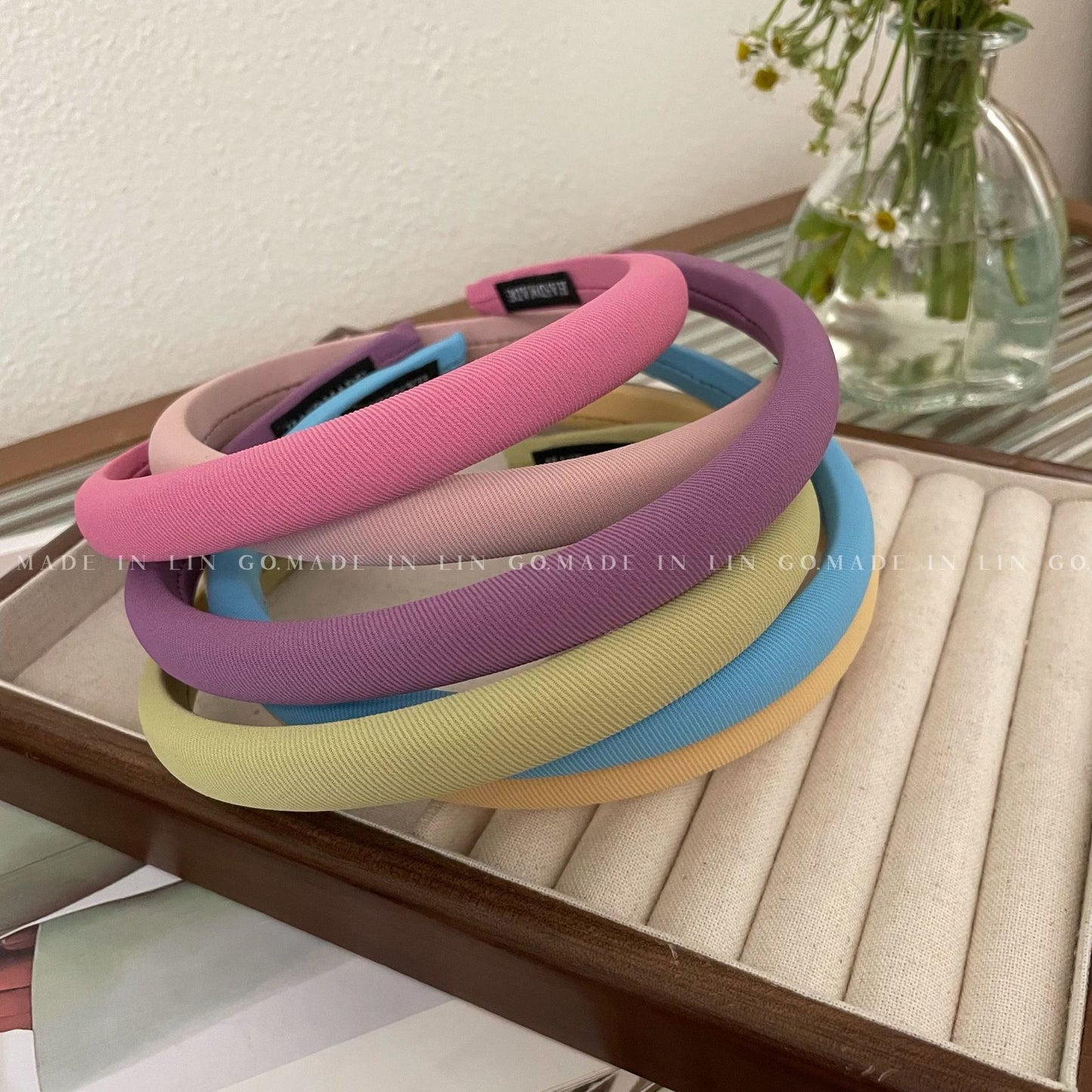 彩色簡約髮箍－商品主圖｜https://igowo.tw/