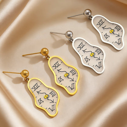 不鏽鋼簡約耳釘－商品主圖｜https://igowo.tw/